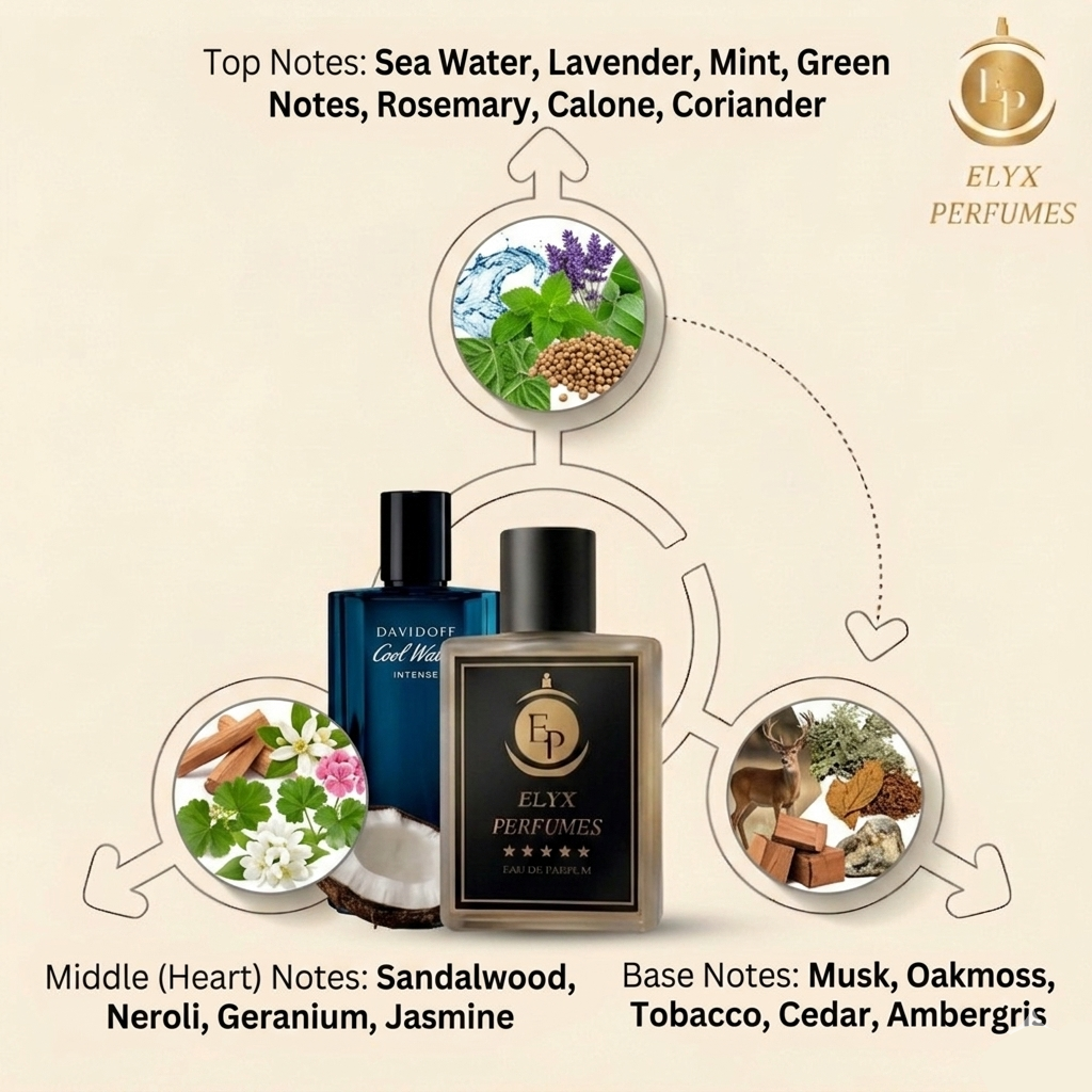 Cool Water Intense Davidoff by ELYX 100ml
